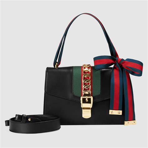 gucci sylvie leather mini shoulder bag|Gucci sylvie bag history.